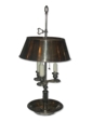 Pewter Table Lamp with Tray