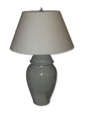 Custom Crackle Table Lamp