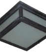 Square Dark Ceiling Light