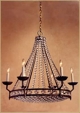 T33 Iron with Crystal Chandelier
