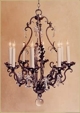 T13 "Camilla" Iron with Crystal Chandelier