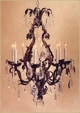T07 "Olguita" Iron with Crystal Chandelier