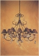 T21 "Special Barbara" Iron with Crystal Chandelier