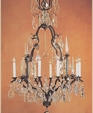 T27 "Versalles" Iron with Crystal Chandelier T27 "Versalles" Iron with Crystal Chandelier