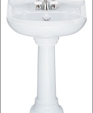 Bedminster 23" Pedestal Lavatory by Porcher Bedminster 23" Pedestal Lavatory by Porcher