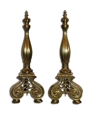 Ornate Oceanic Andirons