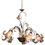 Glow Bronze Five-Light Chandelier