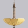 Paradise East Burnished Rattan Five-Light Pendant Paradise East Burnished Rattan Five-Light Pendant