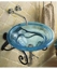 Spun Glass Vessels Lavatory - Aquamarine Glass