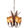 Naples Tortoise Shell Six-Light Chandelier Naples Tortoise Shell Six-Light Chandelier