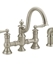 Waterhill Stainless Two Handle Kitchen Bridge Faucet with Matching Finish Side Spray