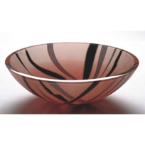 Fused Silk Screened Tempered Glass Vessel Sink Fused Silk Screened Tempered Glass Vessel Sink