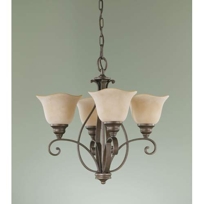 Tuscan Villa II Fluorescent Four-Light Energy Star Chandelier Tuscan Villa II Fluorescent Four-Light Energy Star Chandelier
