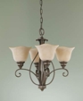Tuscan Villa II Fluorescent Four-Light Energy Star Chandelier Tuscan Villa II Fluorescent Four-Light Energy Star Chandelier