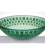 Green Tempered Glass Vessel Sink