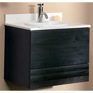 Vichy I Wall-Mount Wood Bathroom Vanity with Drop-In Sink Vichy I Wall-Mount Wood Bathroom Vanity with Drop-In Sink