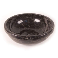Dark Brown Marble Stone Bowl Vessel Style Bathroom Sink Basin w/ Drain Dark Brown Marble Stone Bowl Vessel Style Bathroom Sink Basin w/ Drain