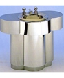 Trefoil Polished Stainless 42 Inch Sink Vanity