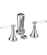 K-316-4P - Finial® Traditional bidet faucet with lever handles K-316-4P - Finial® Traditional bidet faucet with lever handles