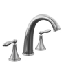 K-T314-4M - Finial® Traditional deck-mount high-flow bath faucet trim, valve not included K-T314-4M - Finial® Traditional deck-mount high-flow bath faucet trim, valve not included