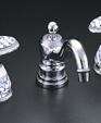 K-258-TF - Antique™ Ankara™ ceramic handle insets and skirts