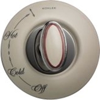 K-262-EP - Antique™ Epernay™ ceramic dial plate and handle inset K-262-EP - Antique™ Epernay™ ceramic dial plate and handle inset