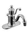 K-138 - Antique™ single-hole lavatory faucet K-138 - Antique single-hole lavatory faucet