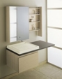 K-3032 - Purist® natural lavastone countertop with plumbing cut-out on left or right