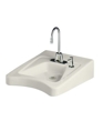 K-12638-R - Morningside™ wheelchair lavatory with single-hole drilling and soap dispenser drilling on right K-12638-R - Morningside™ wheelchair lavatory with single-hole drilling and soap dispenser drilling on right