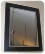 Black Frame with Silver Bead