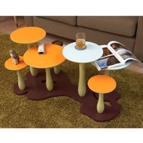 mushroom forest coffee table 0