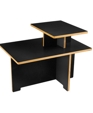 linear tiered side table