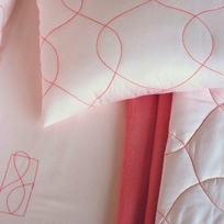 pink globe | crib bedding pink globe | crib bedding