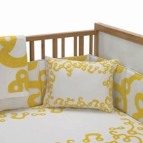 macaroni  canary crib set