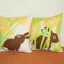 organic bunny floor pillows organic bunny floor pillows