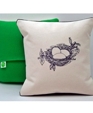 thread drawing pillow