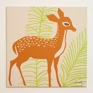 woods deer print woods deer print