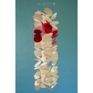 white + red paper mobile | 38" white + red paper mobile | 38"