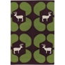 deer wool rug