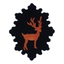 deer silhouette rug deer silhouette rug