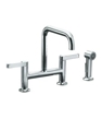 K-6126-4 - Torq™ deck mount bridge kitchen faucet with sidespray K-6126-4 - Torq™ deck mount bridge kitchen faucet with sidespray