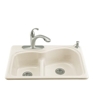 K-5839-2 - Woodfield™ Smart Divide® self-rimming kitchen sink K-5839-2 - Woodfield™ Smart Divide® self-rimming kitchen sink