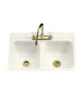 K-5950-3 - Delafield tile-in/metal frame kitchen sink