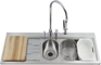 K-3326L-3 - PRO TaskCenter™ double-basin kitchen sink