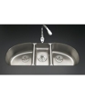 K-3197 - Undertone™ triple-basin undercounter D-bowl kitchen sink