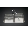 K-3353-L - Undertone™ large/medium undercounter kitchen sink K-3353-L - Undertone™ large/medium undercounter kitchen sink