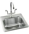 K-3363-1 - Staccato™ single-basin self-rimming entertainment kitchen sink K-3363-1 - Staccato™ single-basin self-rimming entertainment kitchen sink