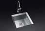 K-3391 - Poise™ 18" x 18" single basin undercounter sink K-3391 - Poise™ 18" x 18" single basin undercounter sink