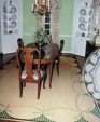 Hand-Painted Sisal Matching China Pattern Hand-Painted Sisal Matching China Pattern