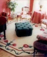 Custom Made Floral Octagon Area Rug